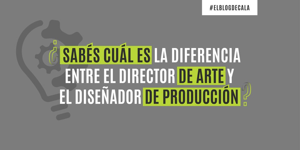 ¿Cuál es la diferencia entre dirección de arte y diseño de producción?